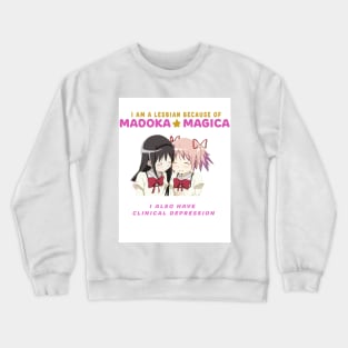 Madoka Magica Lesbian Crewneck Sweatshirt